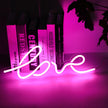 LED Neon Sign Light - USB Powered Wall Decor Atmosphere Lamp
