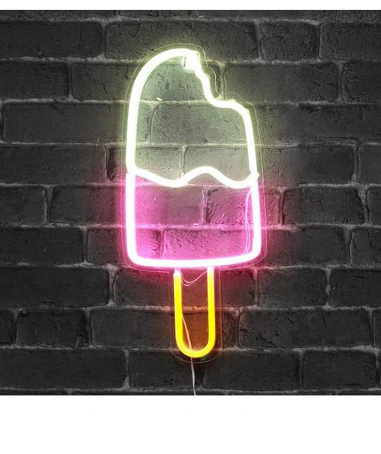 LED Neon Sign Light - USB Powered Wall Decor Atmosphere Lamp