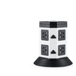 Vertical Tower Power Strip - 16-Outlet Multi-Function Surge Protector