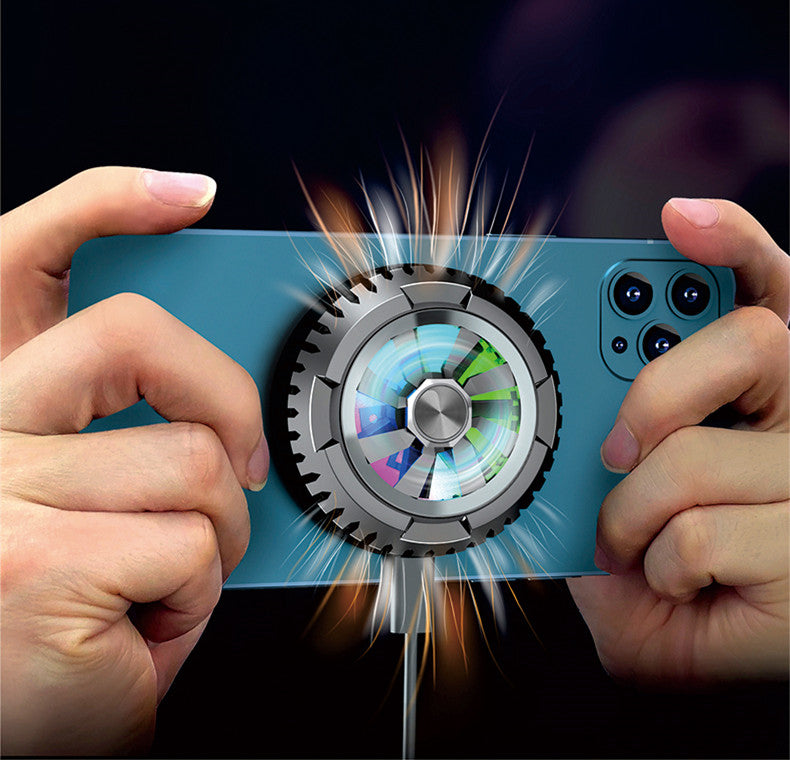 Magnetic Semiconductor Phone Cooler - Universal Gaming Cooling Fan