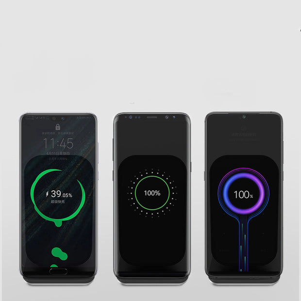 15W Aluminum Alloy Wireless Charger - Qi Fast Charging Phone Stand