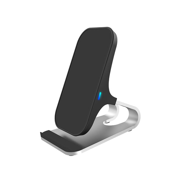15W Aluminum Alloy Wireless Charger - Qi Fast Charging Phone Stand