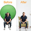 Collapsible Green Screen Background - Portable Chroma Key Backdrop for Streaming Photography