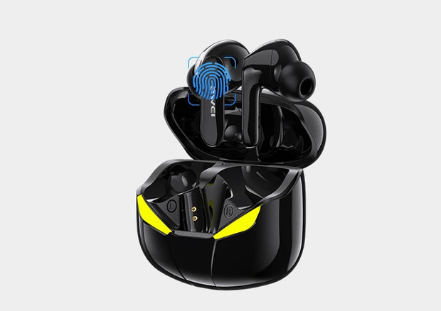 Wireless Gaming Bluetooth Headset - Low Latency Bluetooth 5.0 Earbuds with Mic
