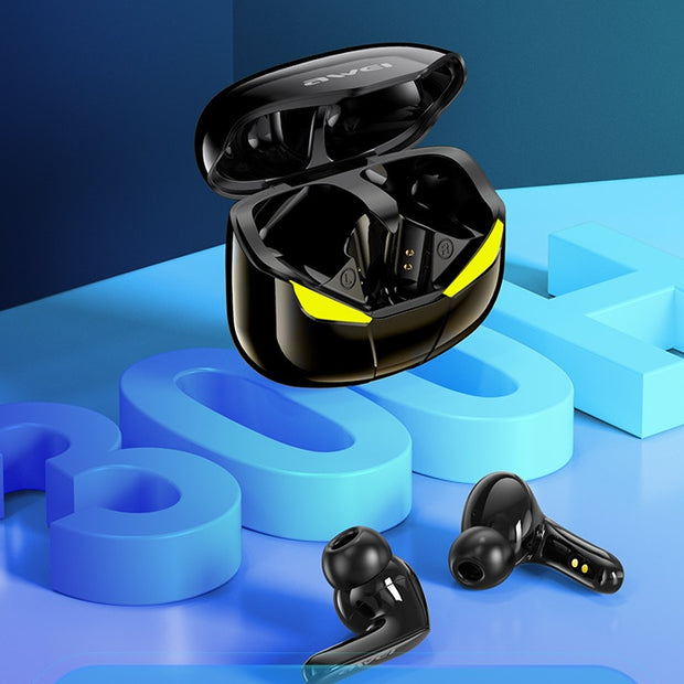Wireless Gaming Bluetooth Headset - Low Latency Bluetooth 5.0 Earbuds with Mic