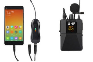 Wireless Lavalier Microphone - Compact Clip-On Mic for Content Creation Streaming