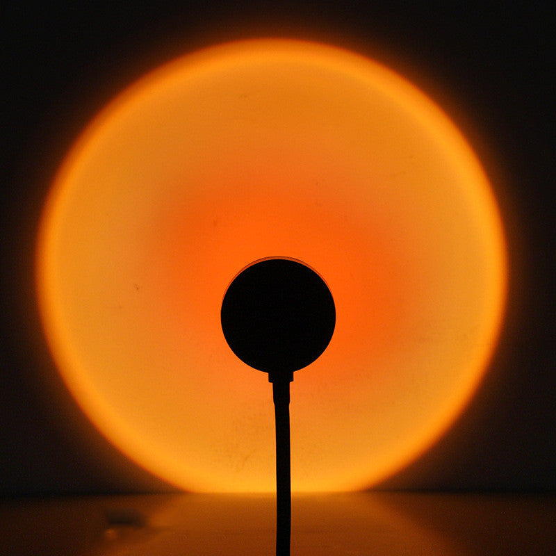 Sunset Projection Lamp - USB LED Night Light | 4 Modes Rainbow Projector for Room Decor & Photography