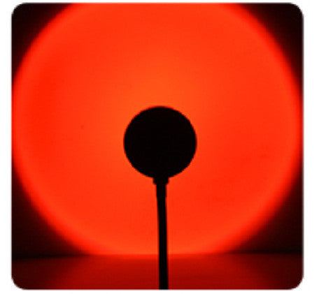 Sunset Projection Lamp - USB LED Night Light | 4 Modes Rainbow Projector for Room Decor & Photography