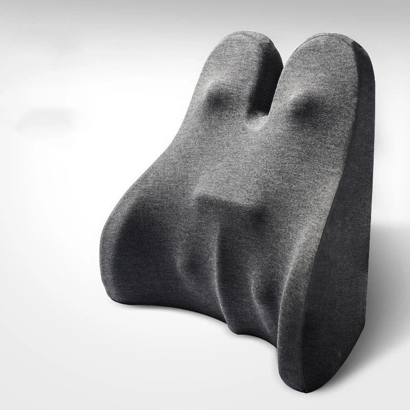 Orthopedic Lumbar Support Cushion - Memory Foam Back Support Pillow