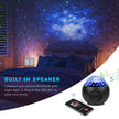 Star Ocean Wave Projector - Galaxy Night Light with Bluetooth Speaker