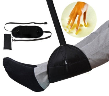 Under Desk Foot Hammock - Portable Footrest for Office & Travel