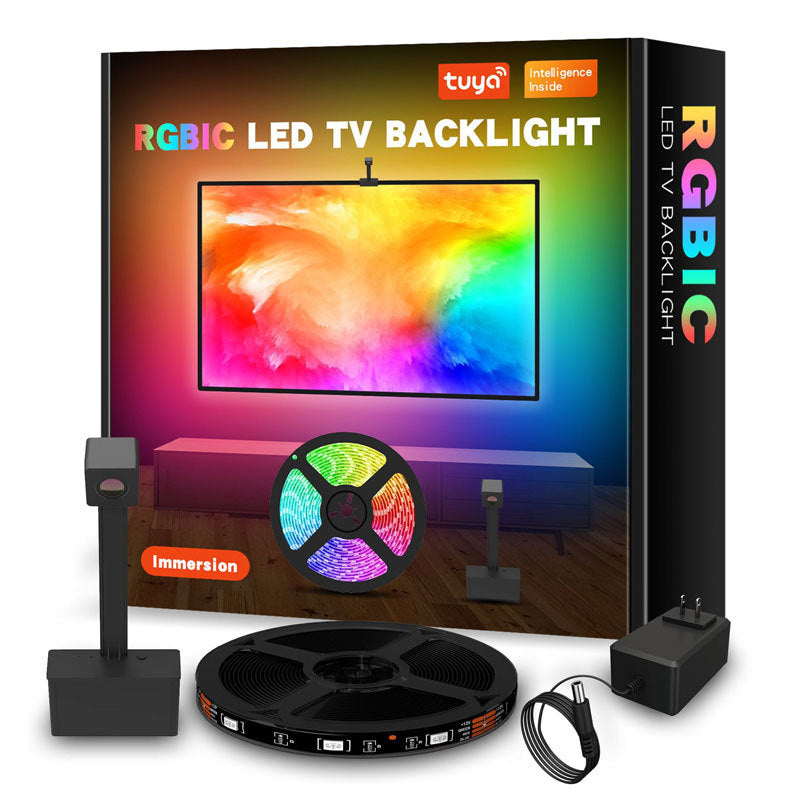 Smart TV LED Backlight with Camera - RGBIC Ambient Bias Lighting App Controlled