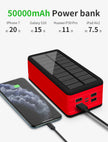 Solar Wireless Power Bank - High Capacity Portable Charger with Solar Panel