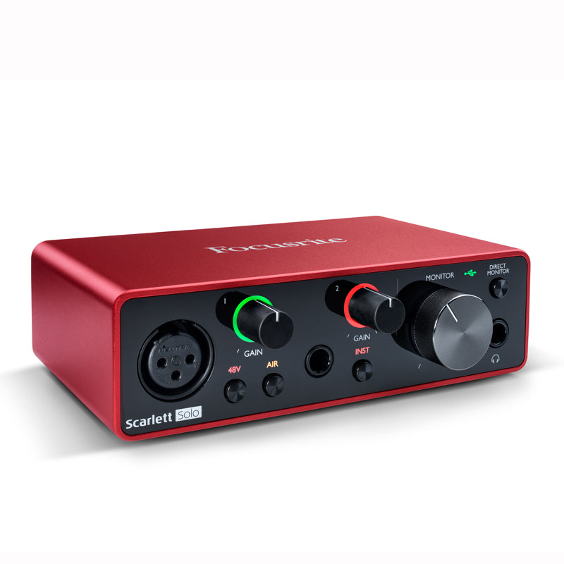USB Audio Interface - 2x2 External Sound Card for Recording & Streaming