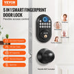 Fingerprint Door Lock Keyless Entry Door Lock Password And Key Unlock
