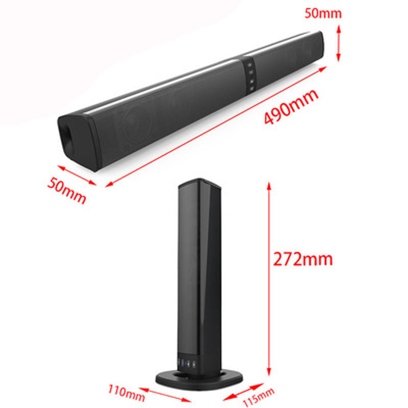 TV Soundbar - 20W Bluetooth Foldable Split Speaker System