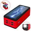 Solar Wireless Power Bank - High Capacity Portable Charger with Solar Panel