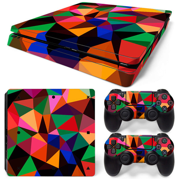 PS4 Slim Skin Sticker - Full Body Vinyl Wrap Decal Set