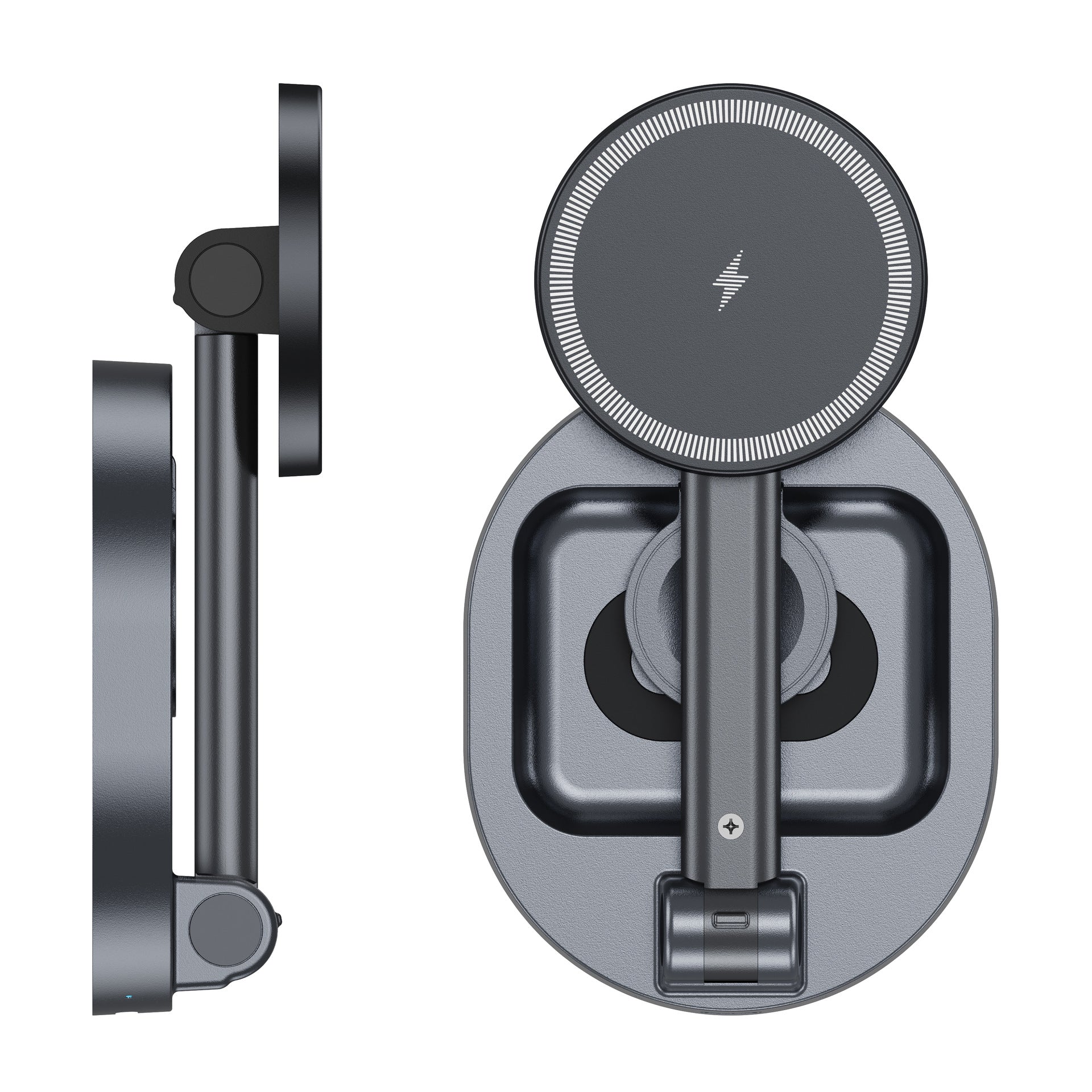 Magnetic 3-in-1 Wireless Charging Stand - iPhone, AirPods & Watch