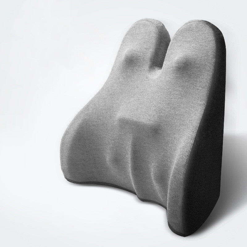 Orthopedic Lumbar Support Cushion - Memory Foam Back Support Pillow
