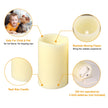Flameless LED Candles 6-Pack - Battery Operated with Remote & Timer | 12 Colors Flickering Candles