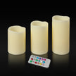 Flameless LED Candles 6-Pack - Battery Operated with Remote & Timer | 12 Colors Flickering Candles