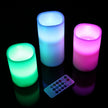 Flameless LED Candles 6-Pack - Battery Operated with Remote & Timer | 12 Colors Flickering Candles