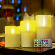 Flameless LED Candles 6-Pack - Battery Operated with Remote & Timer | 12 Colors Flickering Candles