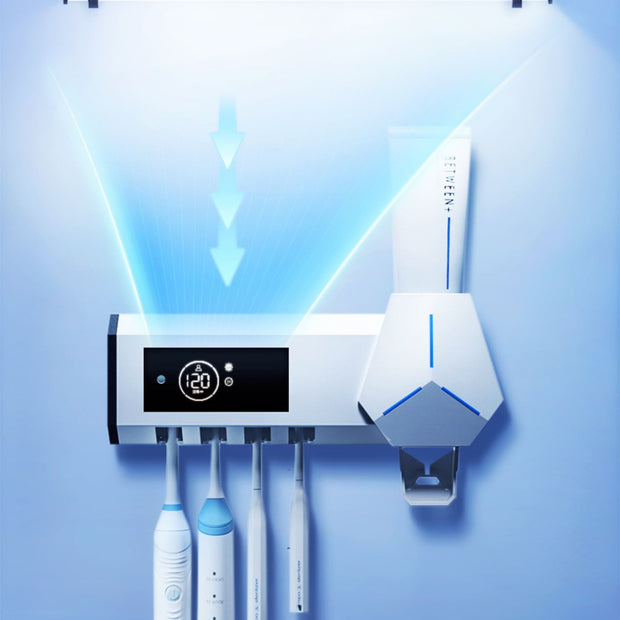 Smart Toothbrush Sterilizer - UV Sterilization Wall Mounted Automatic Toothbrush Holder