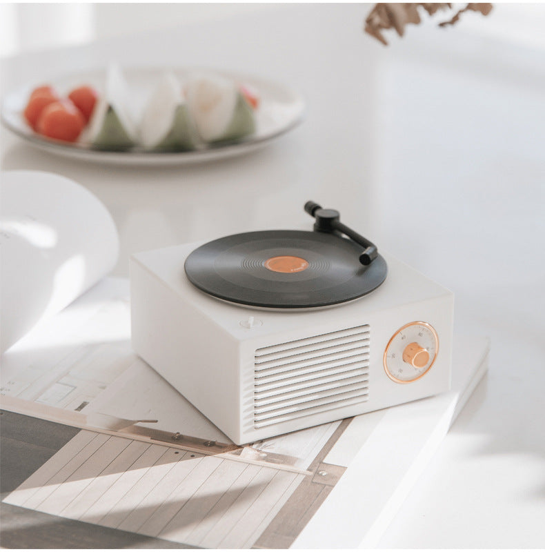 Retro Phonograph Bluetooth Speaker - Vintage Design Wireless Audio