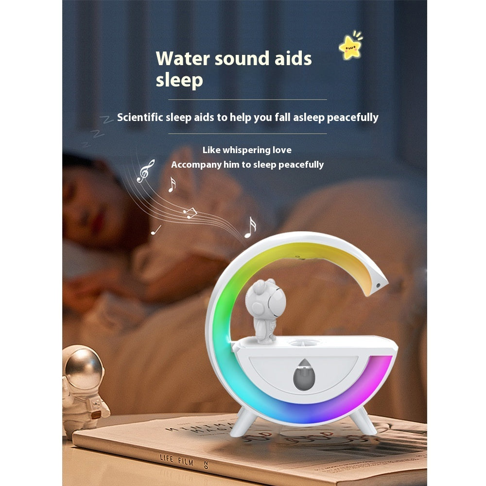 Anti-Gravity Water Drop Humidifier - Bluetooth Speaker & LED Light