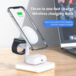 4-in-1 Magnetic Wireless Charger Stand - Fast Charging Dock Station