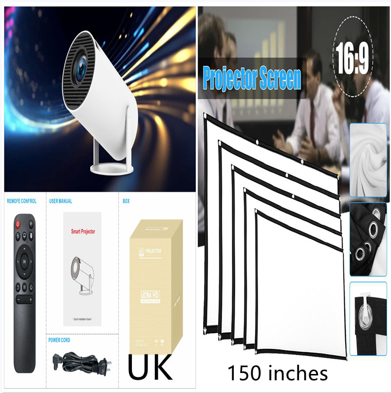 HY300 Pro Projector - Portable Home Theater Entertainment System