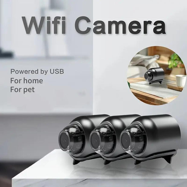 X5 Wireless Security Camera - 720P HD WiFi with Magnetic Mount | Battery Backup Indoor Outdoor