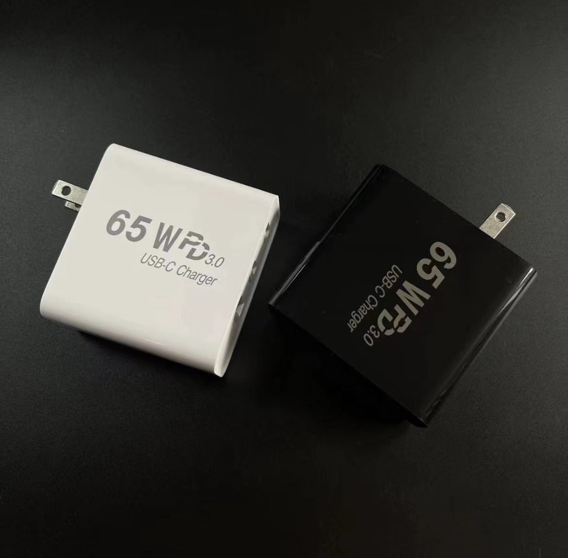 65W GaN Travel Charger - USB-C PD with US Plug Adapter