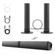 2-in-1 Soundbar - Bluetooth Home Theater Speaker System with Dual Speakers