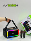Karaoke Speaker System - Portable Bluetooth Speaker with Dual Microphones