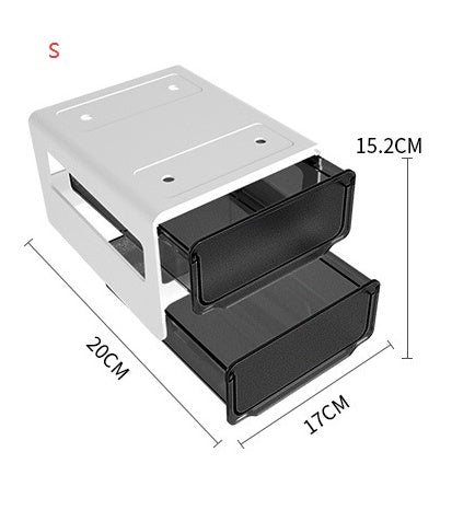 Under Desk Storage Box - Hidden Desktop Drawer Organizer