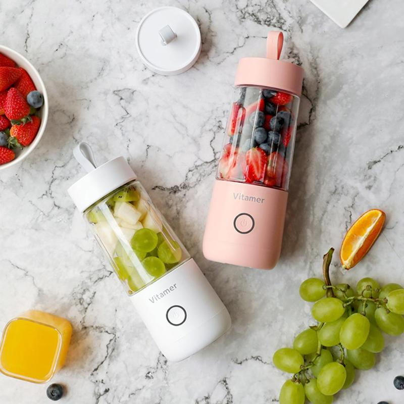 Portable Blender 350ml - USB Rechargeable Personal Smoothie Blender Juicer Cup