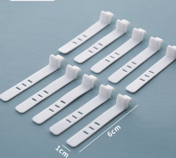 Cable Management Organizer Box - 8 Grid Dust-Proof Storage Hub for Desk Organization