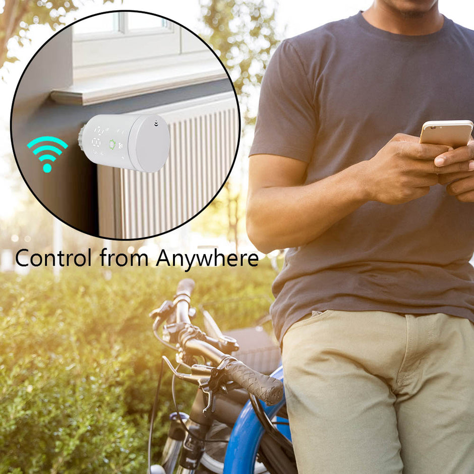 Smart Radiator Thermostat - WiFi Programmable Temperature Control with Gateway Hub | Energy Saving