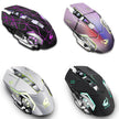 X8 Wireless Gaming Mouse - Rechargeable 2.4GHz RGB 7-Color Breathing Light 1800 DPI
