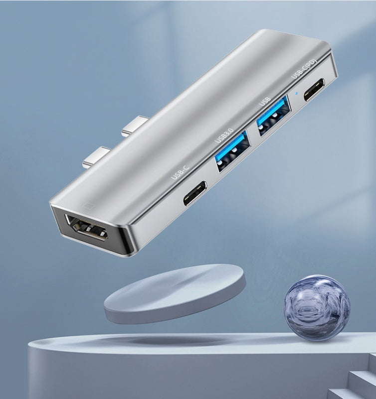 USB-C Hub Multiport Adapter - Type C to USB 3.0 4K HDMI for MacBook Pro Air