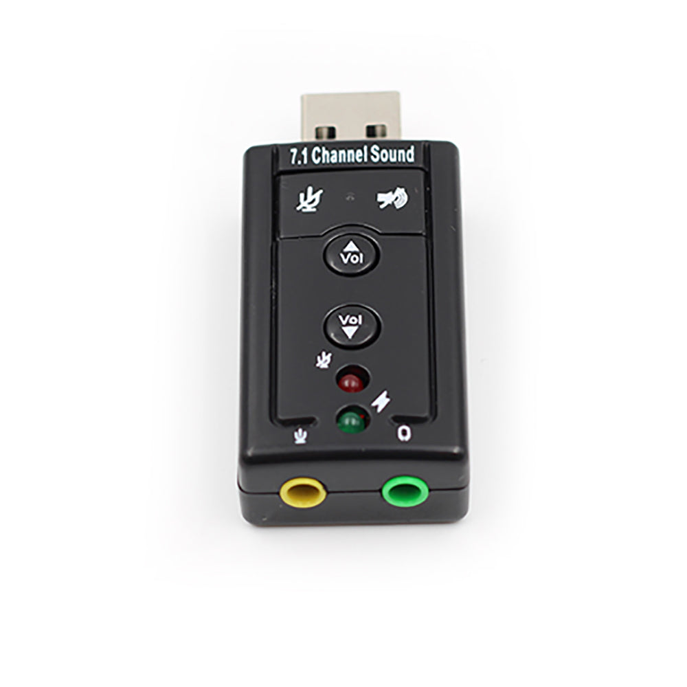 USB 7.1 Sound Card - External Audio Adapter for PC & Laptop