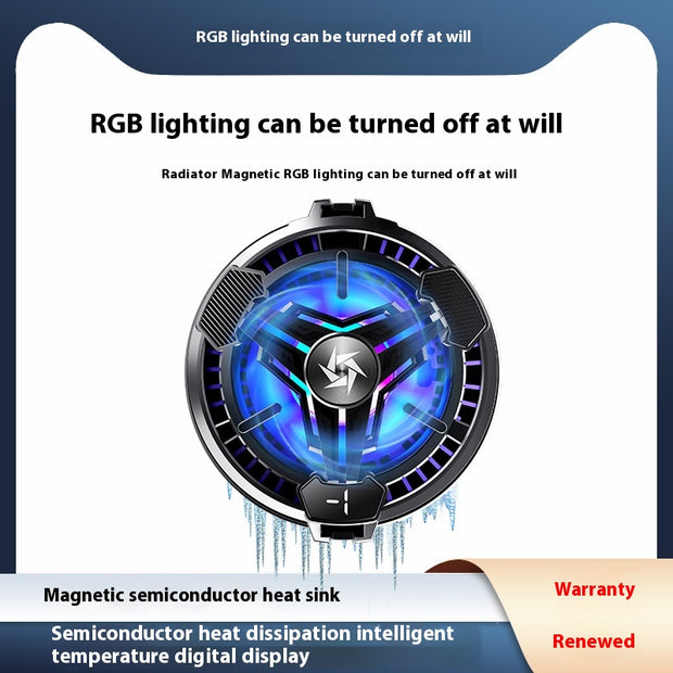 Magnetic Phone Cooler - Semiconductor Radiator with Digital Display