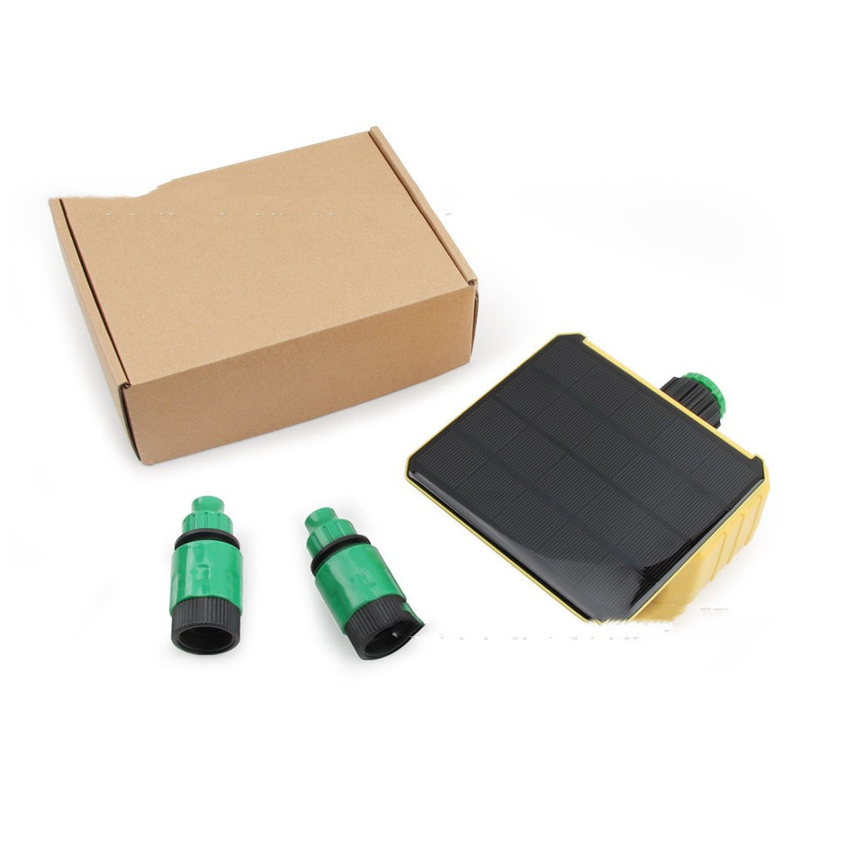 Solar WiFi Smart Water Valve Controller - Automatic Irrigation Timer for Garden & Lawn | Drip System