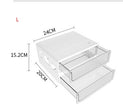 Under Desk Storage Box - Hidden Desktop Drawer Organizer
