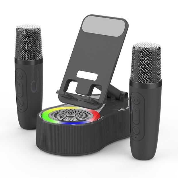 5-in-1 Phone Stand - Bluetooth Speaker Power Bank with Microphone