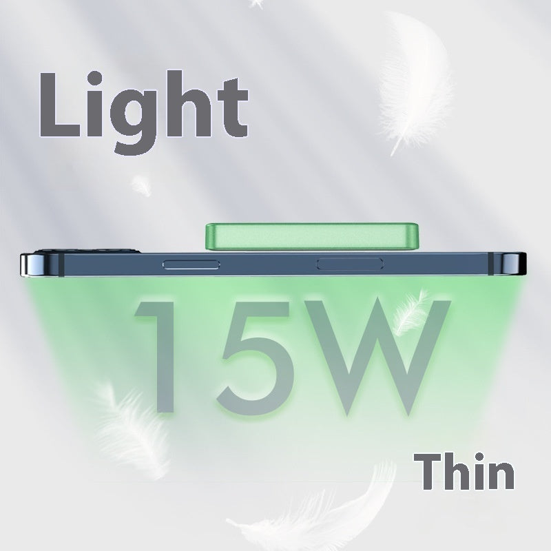 Magnetic Ultra-Thin Wireless Power Bank - Compact Portable Charger