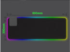 RGB LED Gaming Mouse Pad - Extended Large Desk Mat with 11 Lighting Modes USB Powered